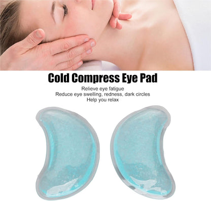 Gel Ice Pack, Reusable Cooling Eye Pads, Hot Cold Compress Leakage Proof Portable Soft and Skin Friendly under Eye Patches for Dark Circles and Puffiness